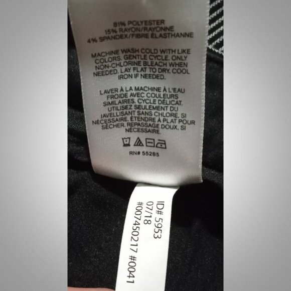 Express columnist ankle pin striped women's pants size 10 - Picture 8 of 8